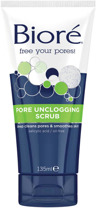 Biore Pore Unclogging Scrub 135ml