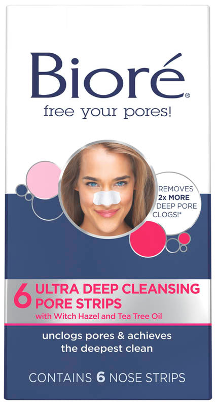 Biore Ultra Deep Cleansing Pore Strips 6pk