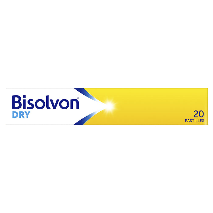 Bisolvon Dry Honey Lime Pastilles 10.5mg 20