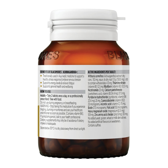 Blackmores Ashwagandha + 60 Tablets