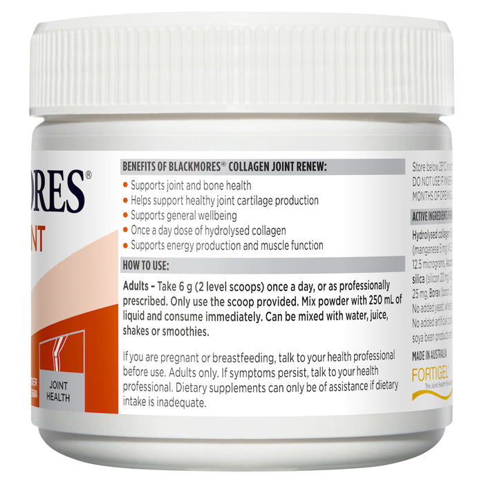 Blackmores Collagen Joint Renew 120g