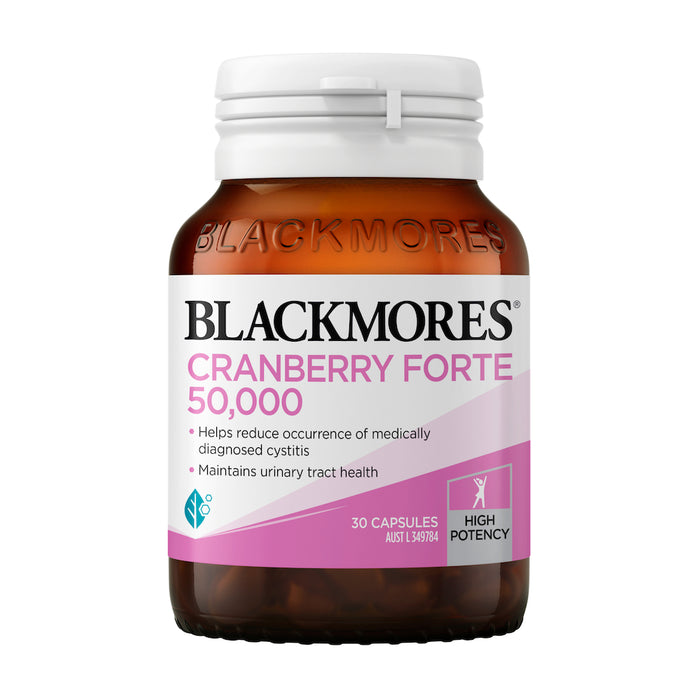 Blackmores Cranberry Forte 50000mg 30 Capsules