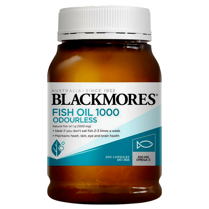 Blackmores Odourless Fish Oil 200 Capsules