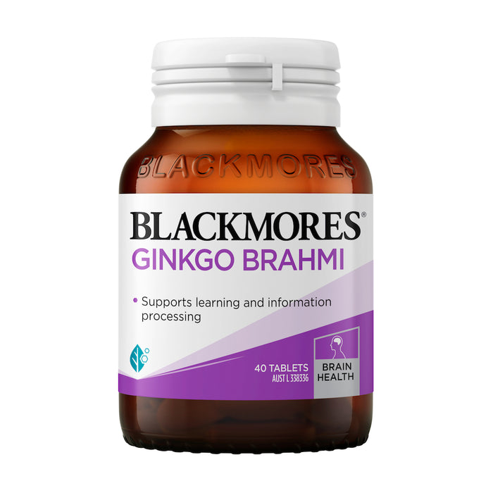 Blackmores Ginkgo + Brahmi 40 Tablets