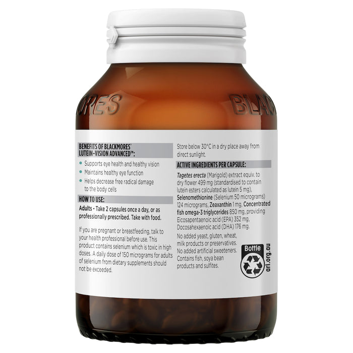 Blackmores Lutein Vision Advanced 60