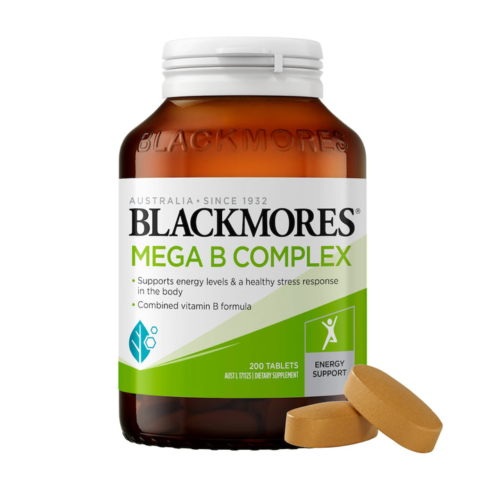 Blackmores Mega B Complex 200 Tablets