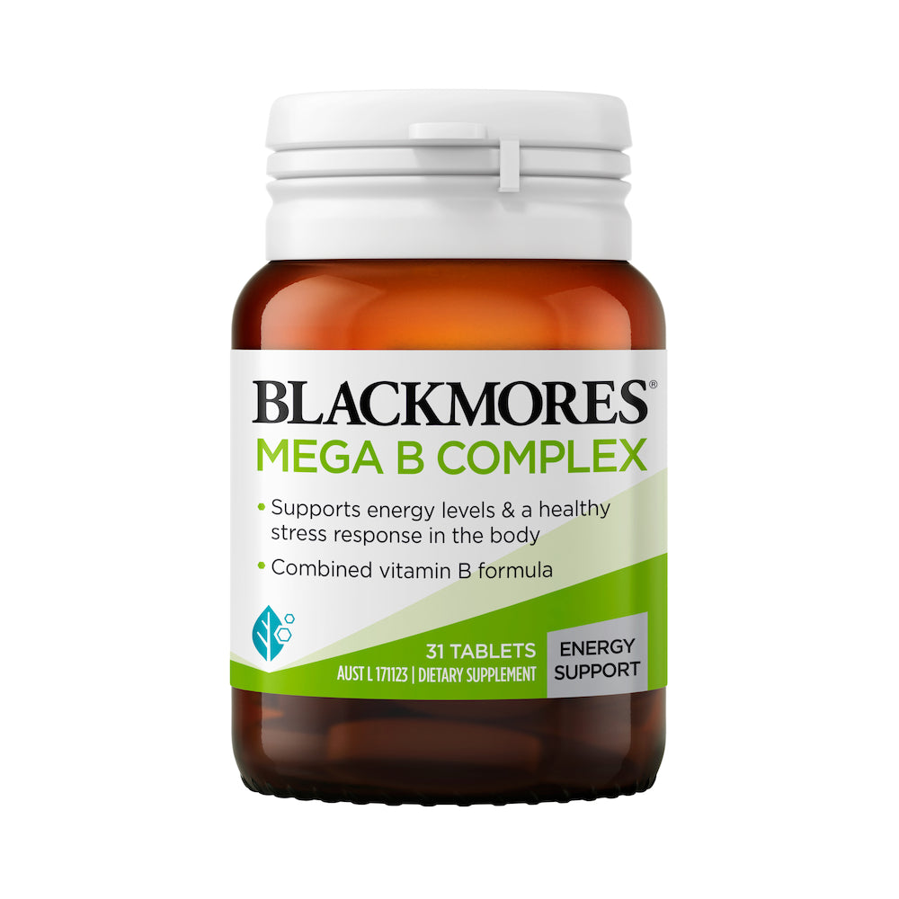 Blackmores Mega B Complex 31 Tablets.