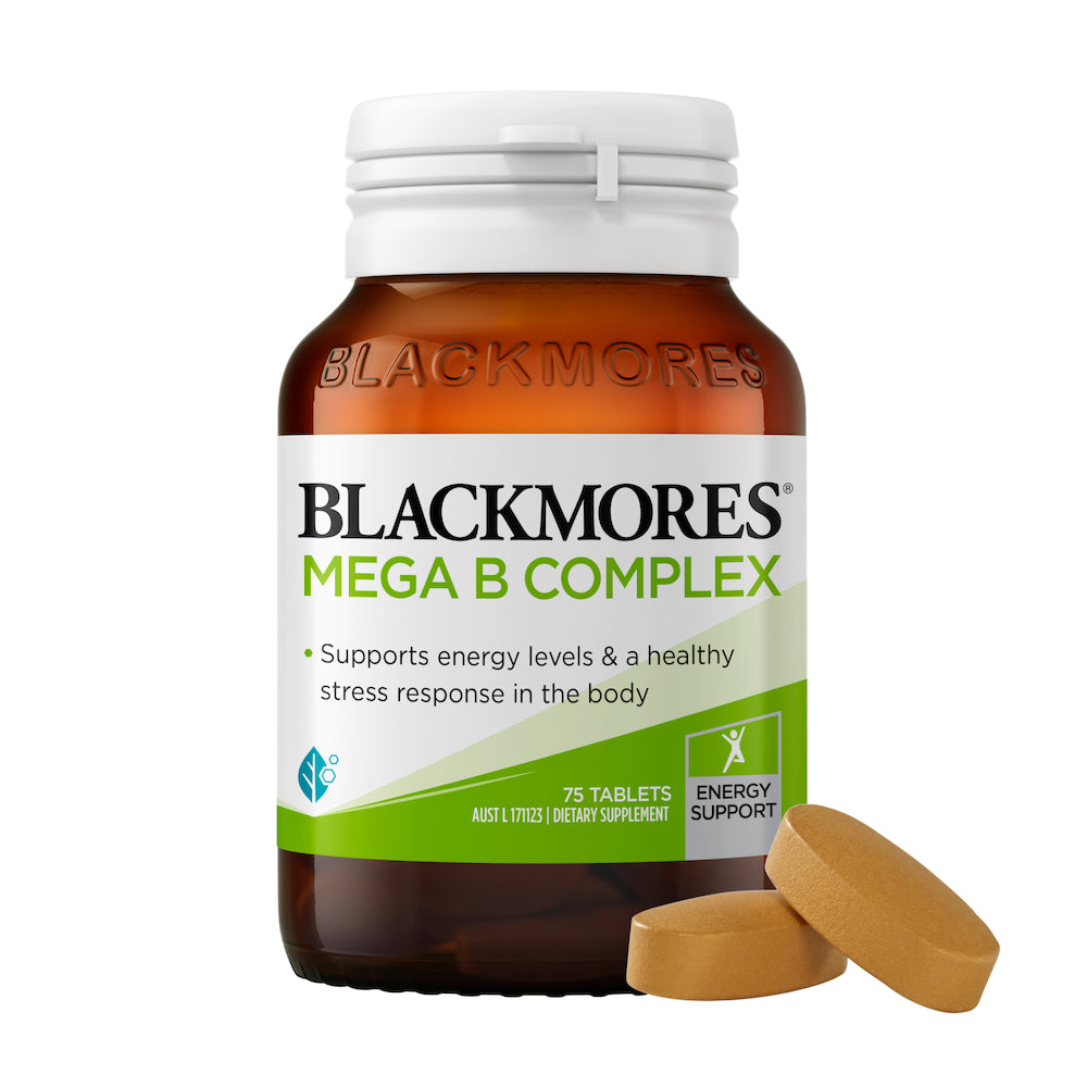 Blackmores Mega B Complex 75 Tablets.