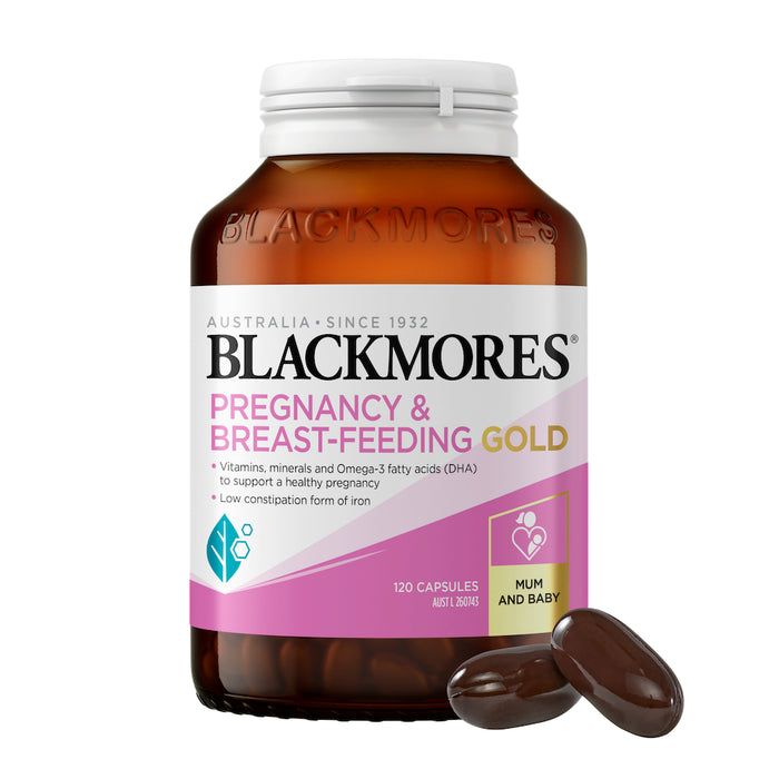 Blackmores Pregnancy + Breastfeeding Gold 120 Capsules