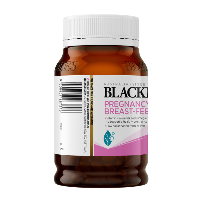 Blackmores 怀孕 + 母乳喂养黄金 180 粒胶囊