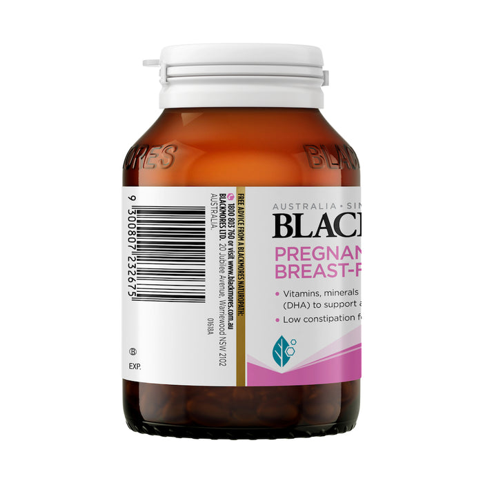 Blackmores 怀孕 + 母乳喂养黄金 60 粒胶囊