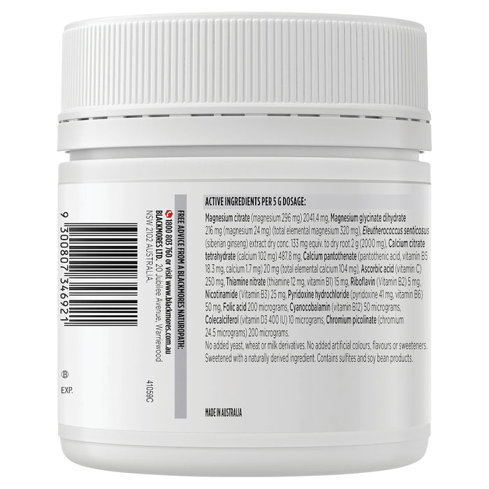 Blackmores Recovery Magnesium Powder Lemon & LIme Flavour 200g