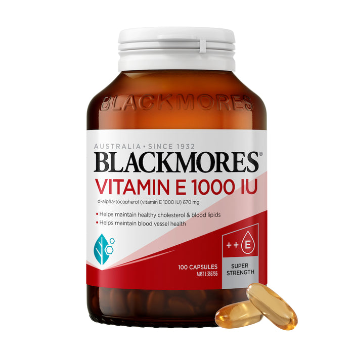 Blackmores Vitamin E 1000IU 100 Capsules