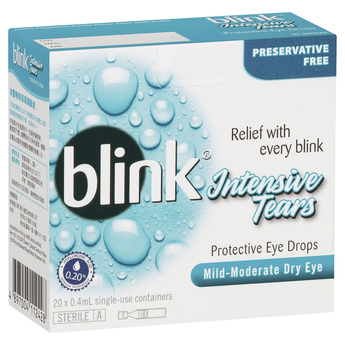 Blink Intensive Tears 0.4ml x 20 vials