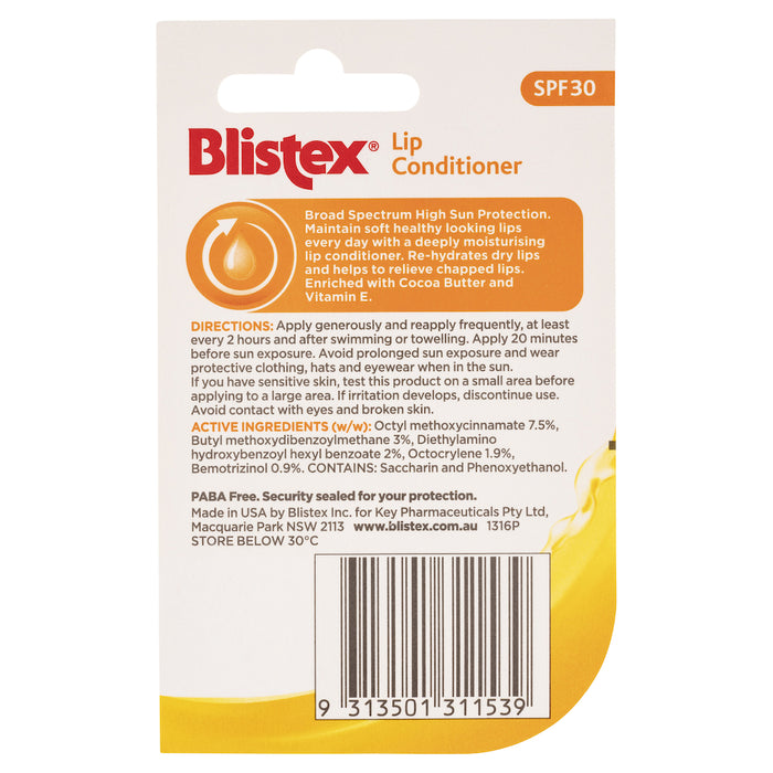 Blistex Lip Conditioner Pot SPF 30 7g exp 04/22