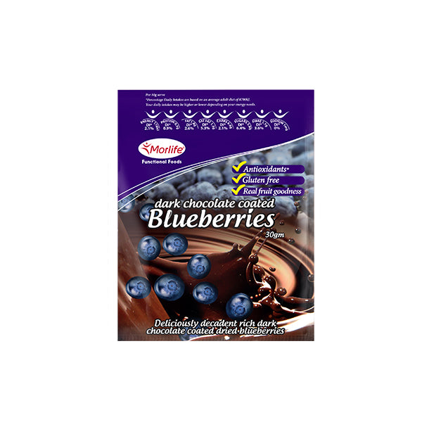 Morlife Chocolate Blueberries 30g