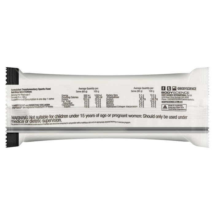 Body Science BSC Collagen Bar Chocolate Coconut 60g