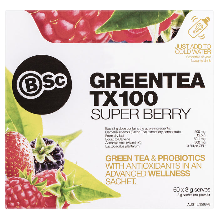 Body Science BSC Green Tea TX100 Super Berry 3g X 60