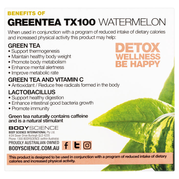 Body Science BSC Green Tea TX100 Watermelon 3g X 60