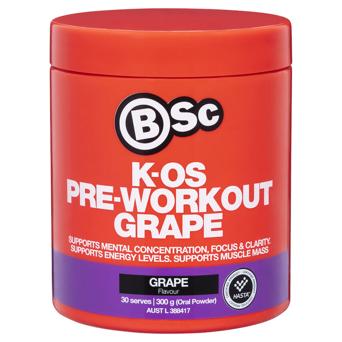 Body Science BSC K-OS Pre Workout Grape