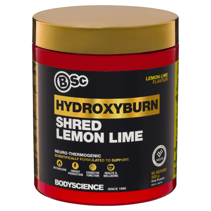 Body Science BSC HydroxyBurn Shred Lemon Lime 300g