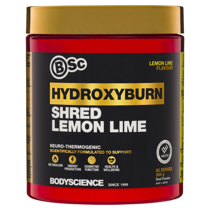 Body Science BSC HydroxyBurn Shred Lemon Lime 300g