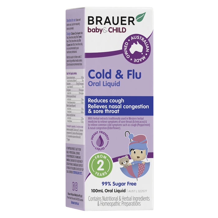 Brauer Baby & Child Cold & Flu Relief 100ml