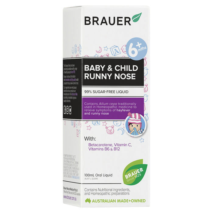 Brauer 婴儿及儿童流鼻涕缓解剂 100ml