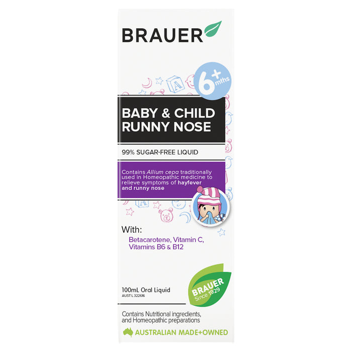 Brauer Baby & Child Runny Nose Relief 100ml