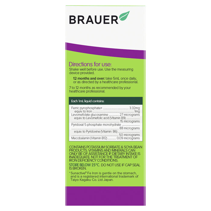 Brauer Baby & Kids Iron & Vit B 200ml