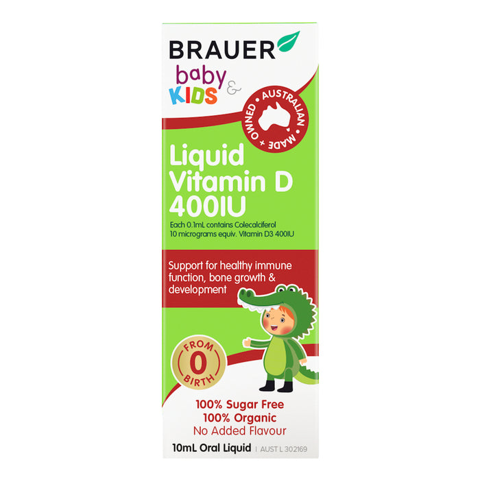 Brauer Baby & Kids Liquid Vitamin D 400IU 10ml