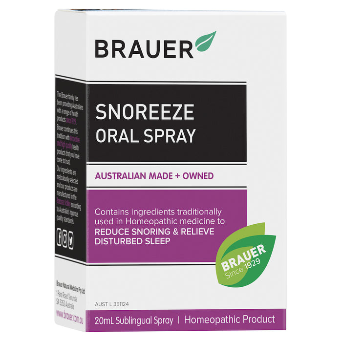 Brauer Snore Eze Oral Spray 20ml