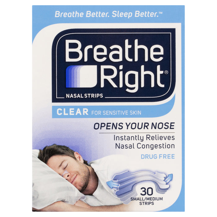 Breathe Right 鼻贴透明常规 30