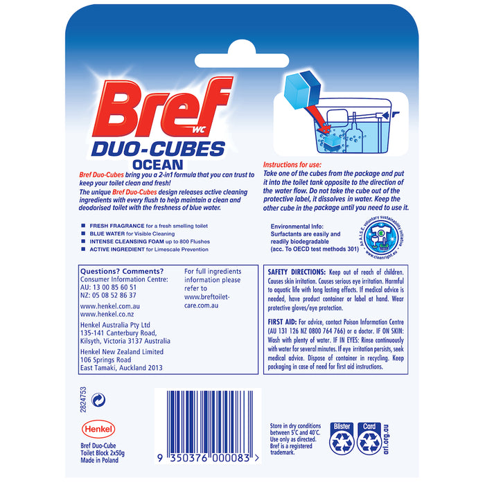 BREF DUO CUBES 2 X 50G