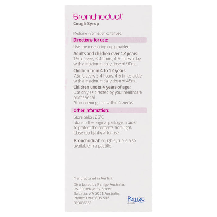 Bronchodual Cough Syrup 120ml