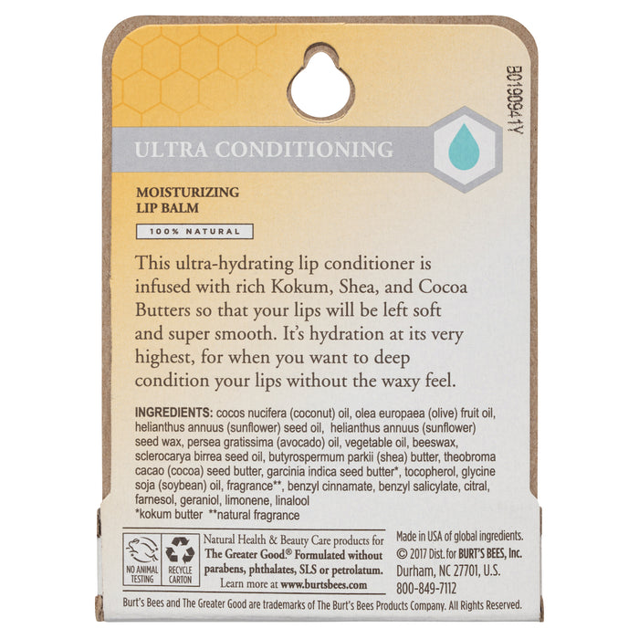 Burt's Bees Lip Balm Ultra Conditioning  4.25g