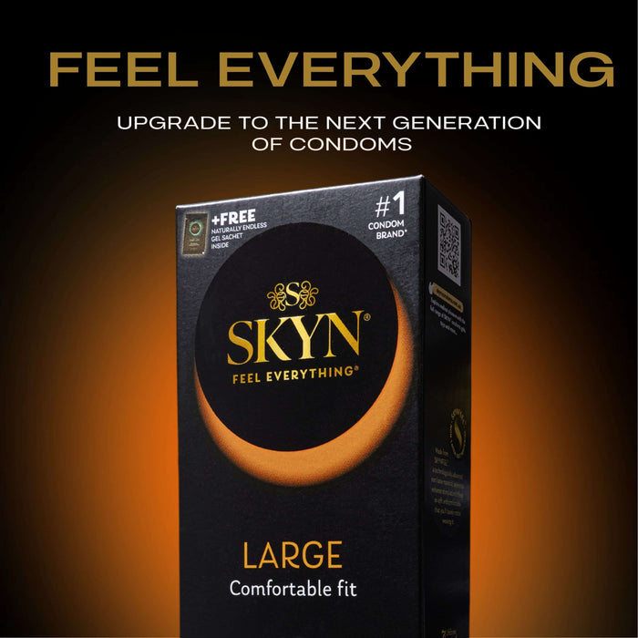 Ansell Lifestyles Condoms Skyn Lifestyles Latex Free Large 10 Pack