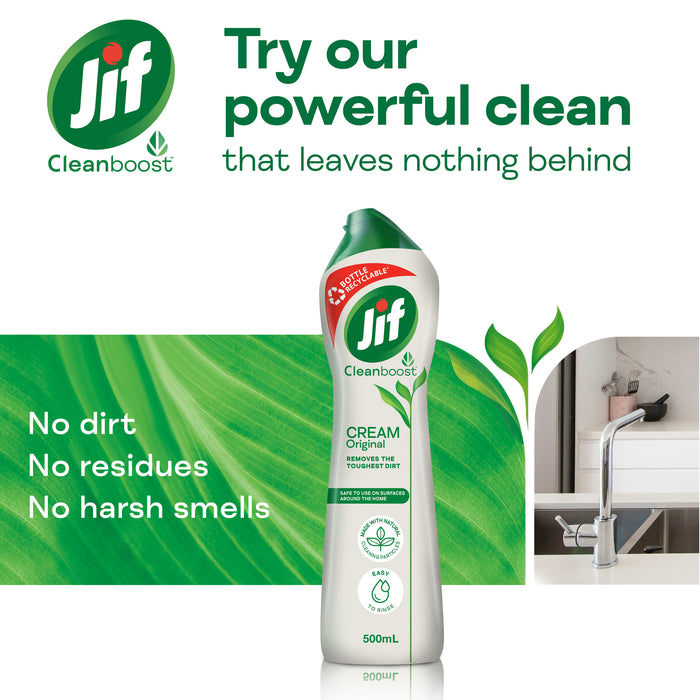 Jif Cream With Micro Particles Original 500ml