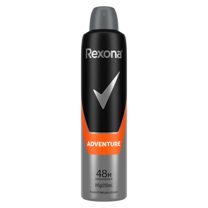 Rexona Men Antiperspirant Deodorant Aerosol Adventure 250ml.