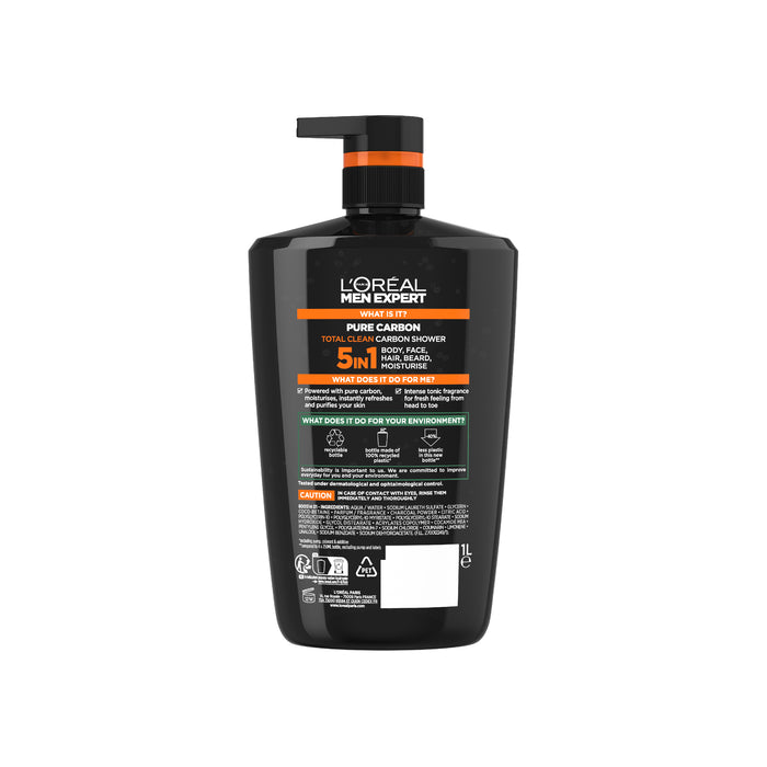L'Oreal Men Expert Carbon Protect Shower Gel 1 Litre.