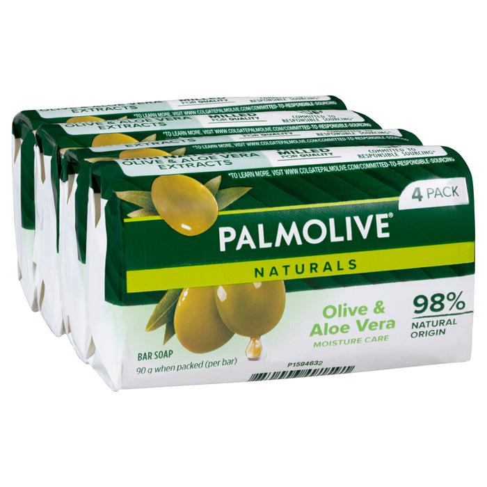 Palmolive Soap Green 90g x 4 Pack.