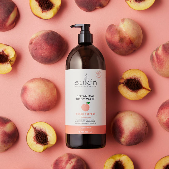 Sukin Aloe Botanical Body Wash Peach Perfect 1Litre
