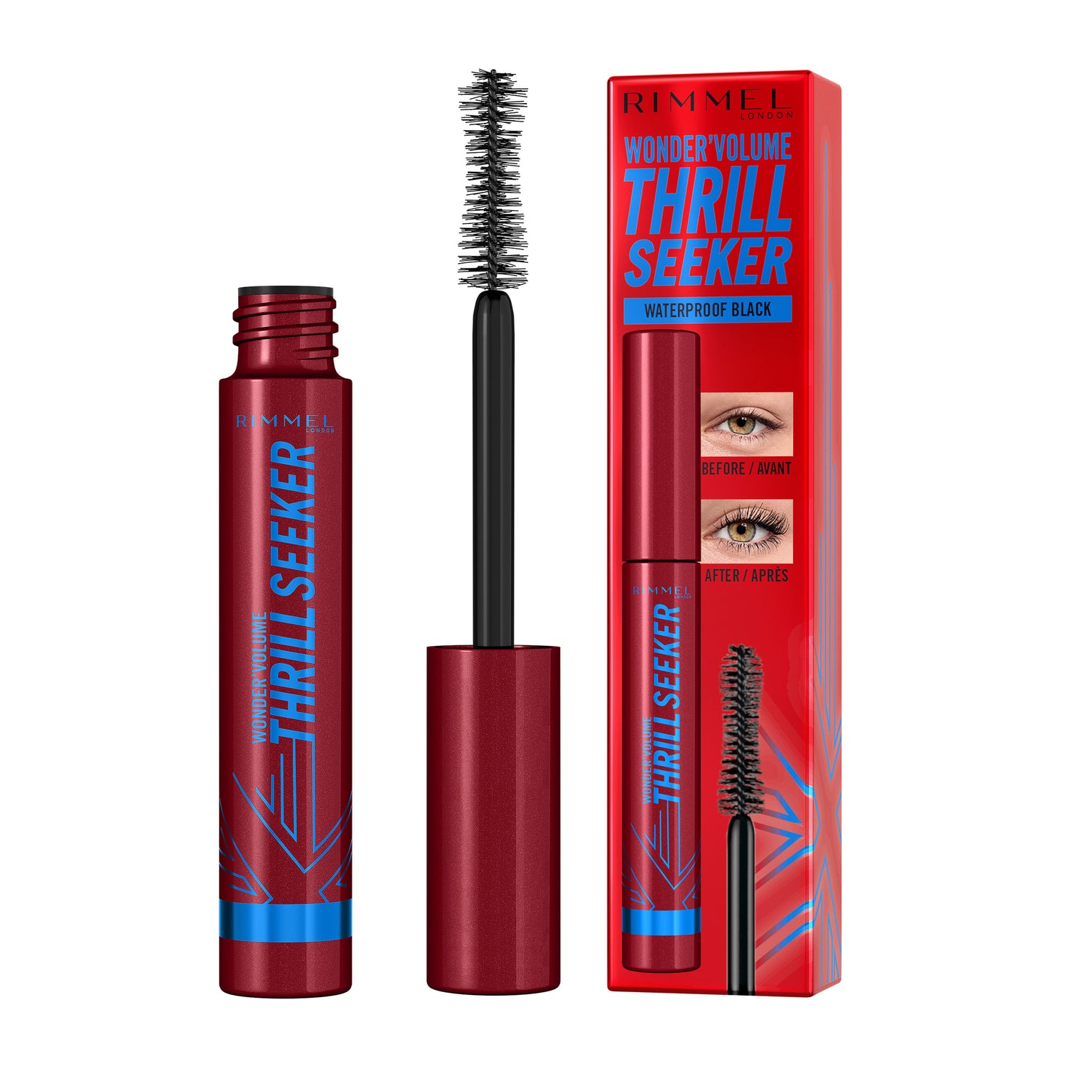 Rimmel Wonder'Volume Thrill Seeker Mascara Waterproof Black.