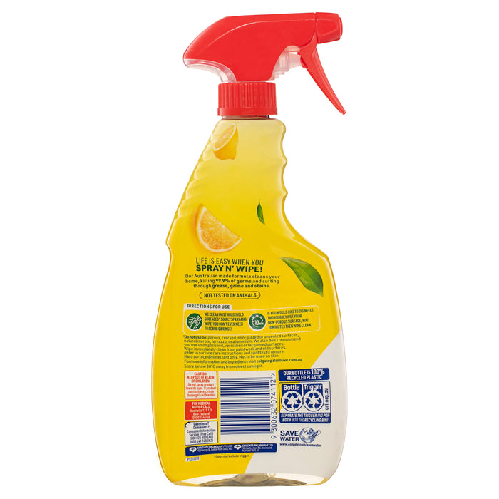 Ajax Spray N Wipe Lemon 500ml