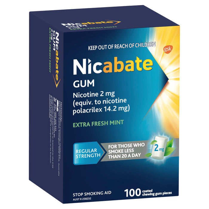 Nicabate Gum 2mg 100.
