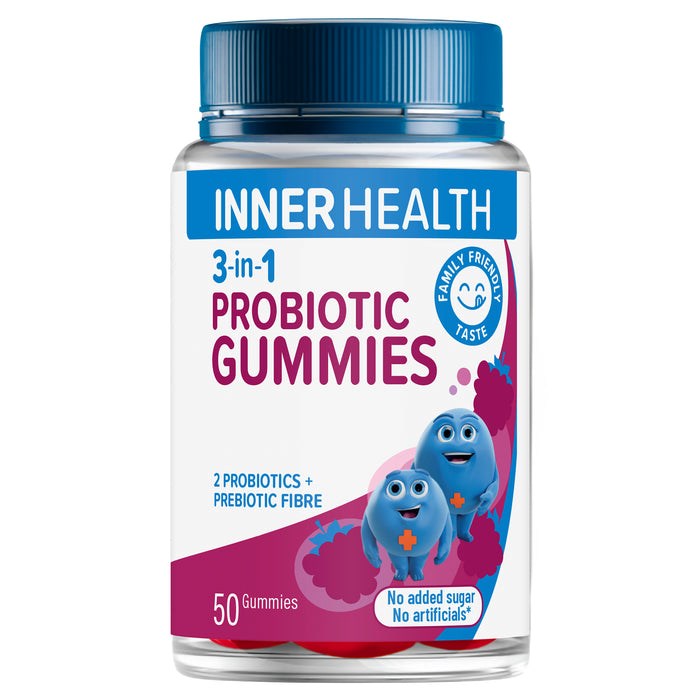 Inner Health Adult Raspberry Probiotic 50 Gummies