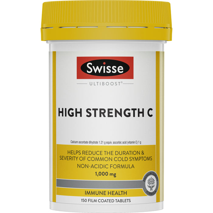 Swisse Ultiboost High Strength C 150 Tablets.