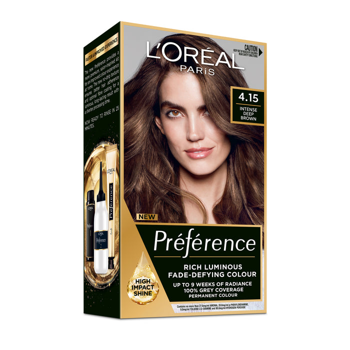 L'Oreal Preference 4.15 Intense Deep Brown