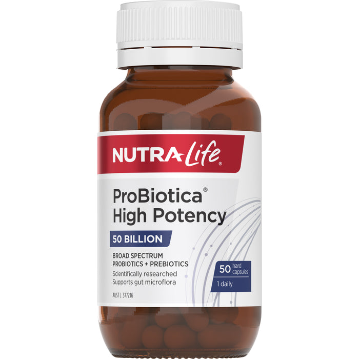 Nutra-Life ProBiotica High Potency 50 Capsules.