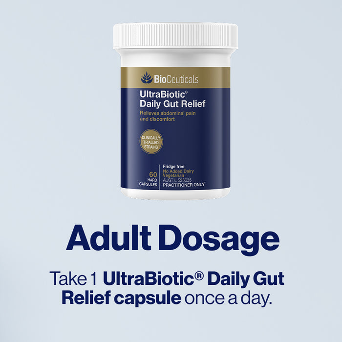 Bioceuticals UltraBiotic Daily Gut Relief 60Capsules